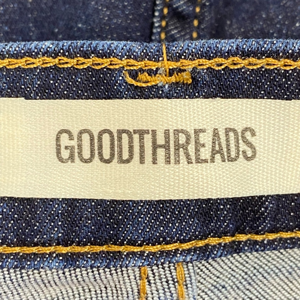 Goodthreads size 31 x 28 Women’s Blue Denim Slim Fit Jeans - Picture 2 of 4